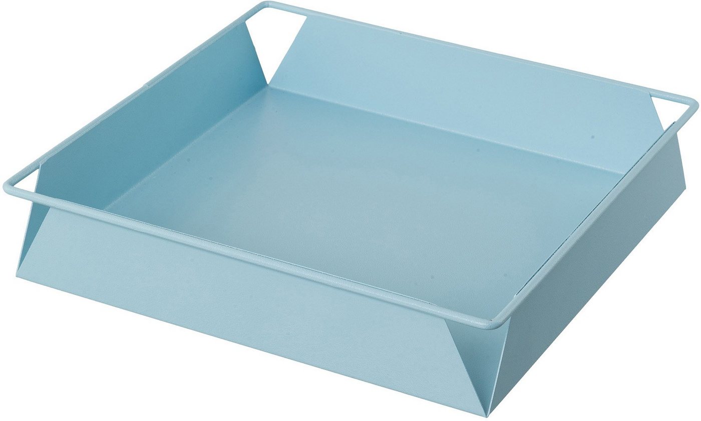 OTTO home Tablett Nilsby, Metall, (Set, 3-tlg., 31x31x5 cm / 26x26x5 cm / 21x21x5 cm) – Bild 3 von 5