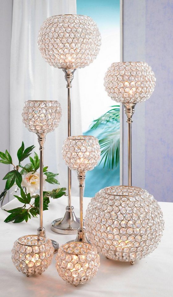 OTTO home Teelichthalter Kristall (Set, 2 St) – Bild 3 von 5