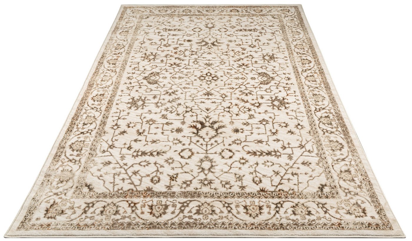 OTTO home Teppich Amira, orientalisches Design, rechteckig, Höhe: 11 mm, mit Bordüre, elegant, Vintage Optik, Wohnzimmer, Schlafzimmer – Bild 3 von 5