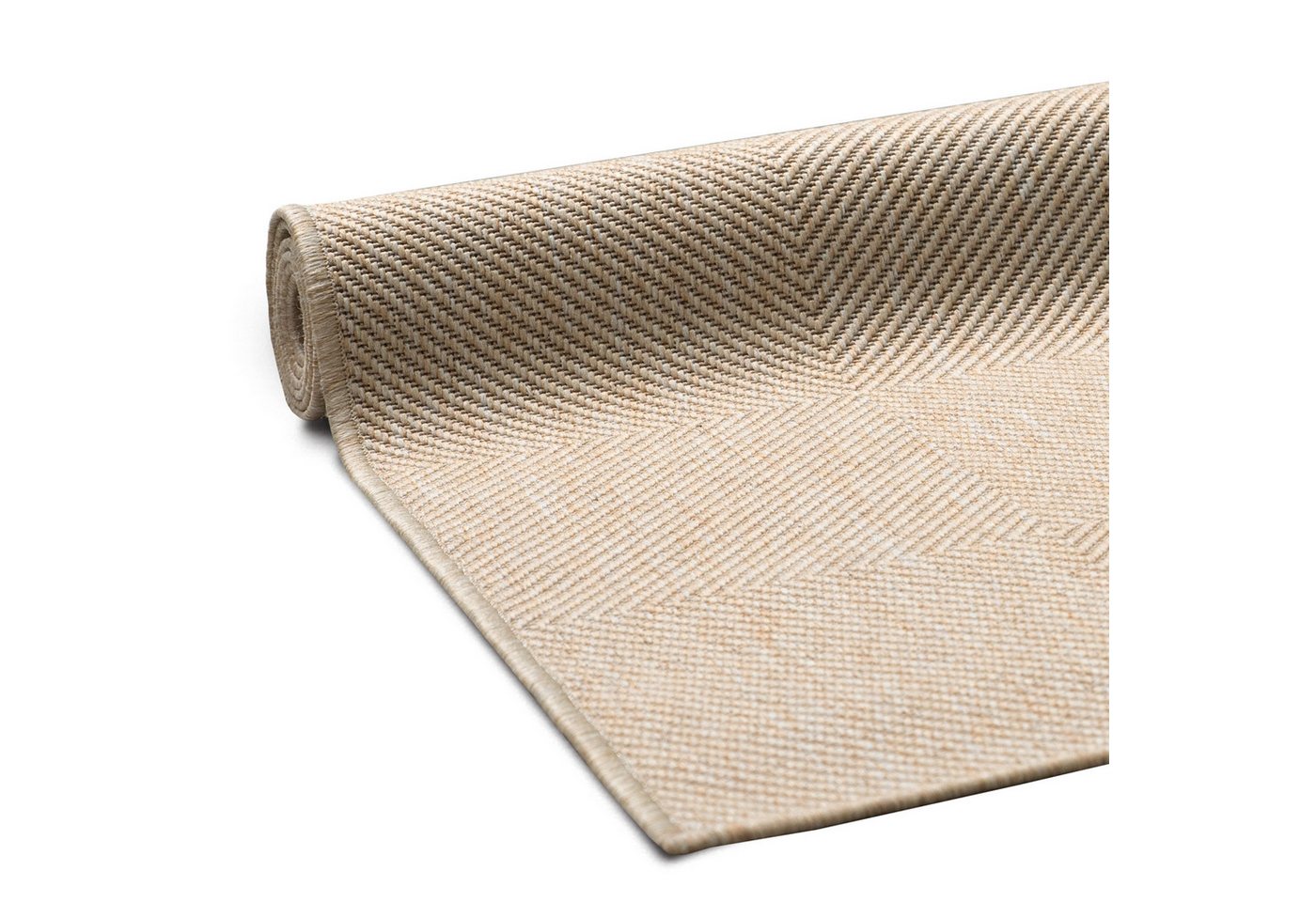 OTTO home Teppich Anna, auch als Läufer erhältlich, rechteckig, Höhe: 3 mm, In- und Outdoor geeignet, Sisal-Optik, Wetterfest & UV-beständig – Bild 5 von 5