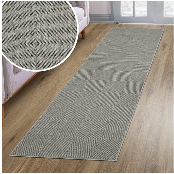 OTTO home Teppich Anna, auch als Läufer erhältlich, rechteckig, Höhe: 3 mm, In- und Outdoor geeignet, Sisal-Optik, Wetterfest & UV-beständig