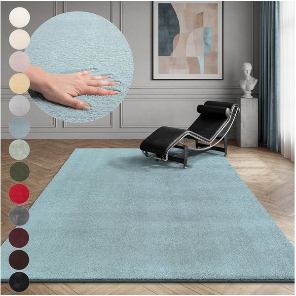 OTTO home Teppich Arabell, Kunstfellteppich, Felloptik, waschbar, rechteckig, Höhe: 16 mm, flauschig, kuschelig, Anti-Rutsch-Unterseite, Wohnzimmer, Schlafzimme