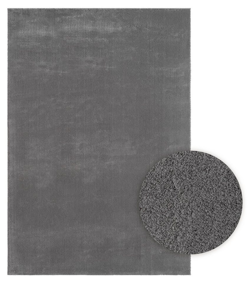 OTTO home Teppich Arabell, Kunstfellteppich, Felloptik, waschbar, rechteckig, Höhe: 16 mm, flauschig, kuschelig, Anti-Rutsch-Unterseite, Wohnzimmer, Schlafzimme – Bild 2 von 5