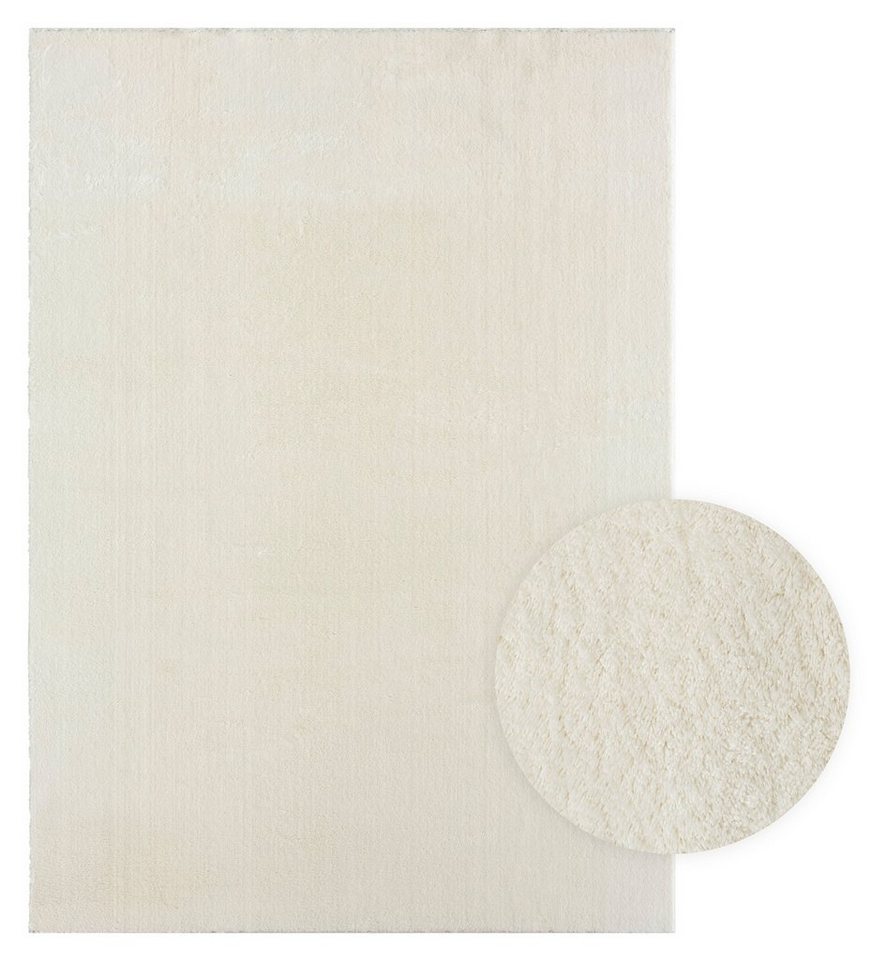 OTTO home Teppich Arabell, Kunstfellteppich, Felloptik, waschbar, rechteckig, Höhe: 16 mm, flauschig, kuschelig, Anti-Rutsch-Unterseite, Wohnzimmer, Schlafzimme – Bild 2 von 5