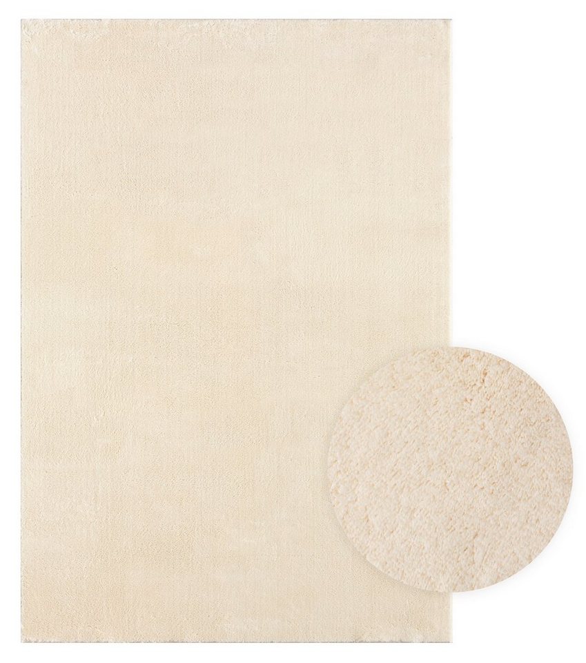 OTTO home Teppich Arabell, Kunstfellteppich, Felloptik, waschbar, rechteckig, Höhe: 16 mm, flauschig, kuschelig, Anti-Rutsch-Unterseite, Wohnzimmer, Schlafzimme – Bild 2 von 5