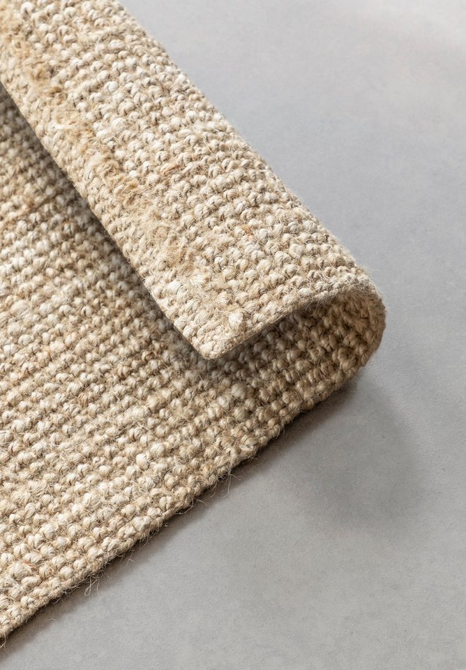 OTTO home Teppich Avot Juteteppich, rechteckig, Höhe: 10 mm, 100% Jutefaser, Läufer, Esszimmer, Wohnzimmer, Skandi – Bild 5 von 5