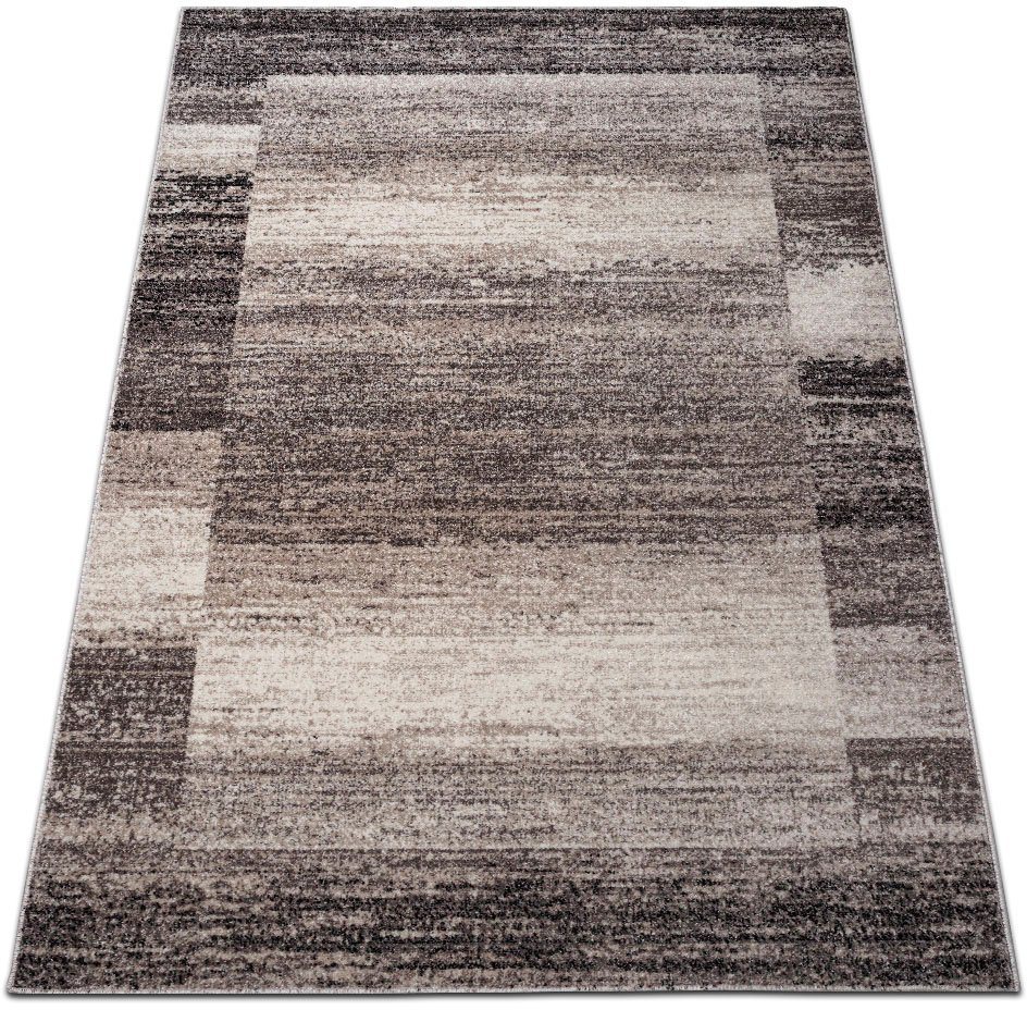 OTTO home Teppich Beldre, rechteckig, Höhe: 9 mm, mit besonders weichem Flor, Kurzflor, modernes Design, mit Bordüre – Bild 2 von 5