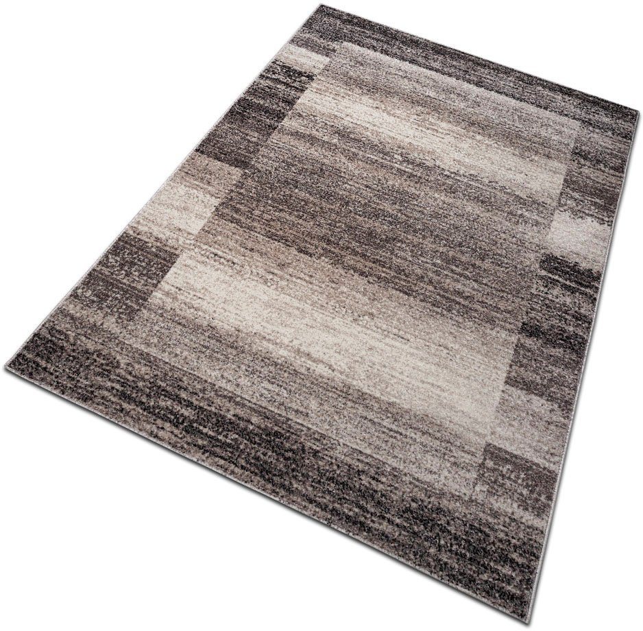 OTTO home Teppich Beldre, rechteckig, Höhe: 9 mm, mit besonders weichem Flor, Kurzflor, modernes Design, mit Bordüre – Bild 4 von 5