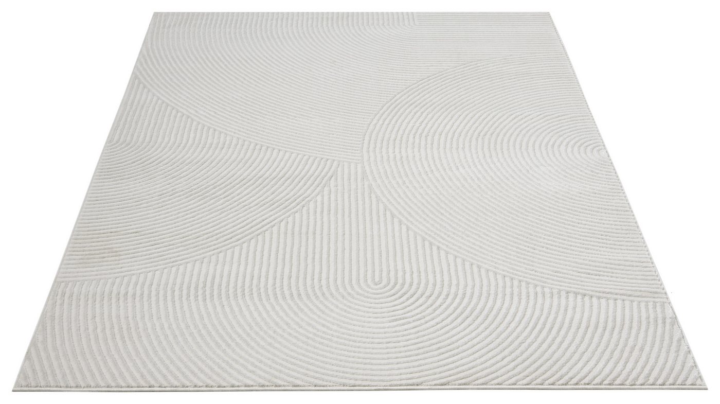 OTTO home Teppich Bentori, Hoch-Tief-Struktur, Scandi, rechteckig, Höhe: 11 mm, Modernes Design mit Boho-Charme, Wohnzimmer, Schlafzimmer – Bild 3 von 5
