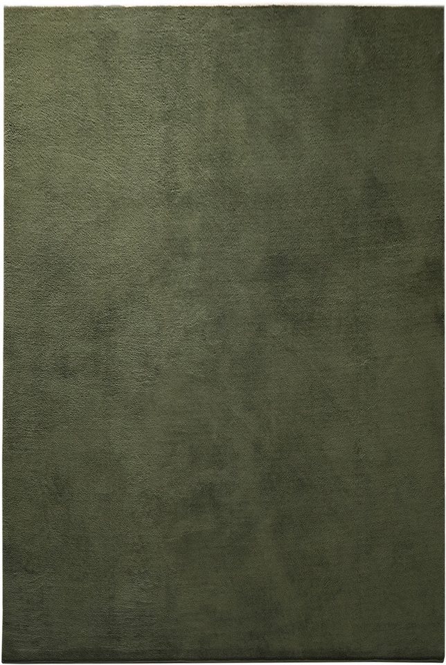 OTTO home Teppich Cali, in Standard- und Premium-Qualität, 13 mm oder 16 mm Höhe, rechteckig, Uni-Farben, kuschelig, & weich, waschbar, Wohnzimmer, Schlafzimmer – Bild 2 von 5