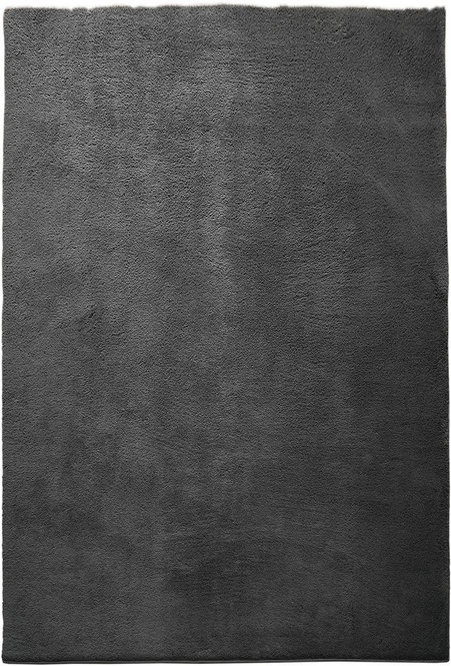 OTTO home Teppich Cali, in Standard- und Premium-Qualität, 13 mm oder 16 mm Höhe, rechteckig, Uni-Farben, kuschelig, & weich, waschbar, Wohnzimmer, Schlafzimmer – Bild 2 von 5