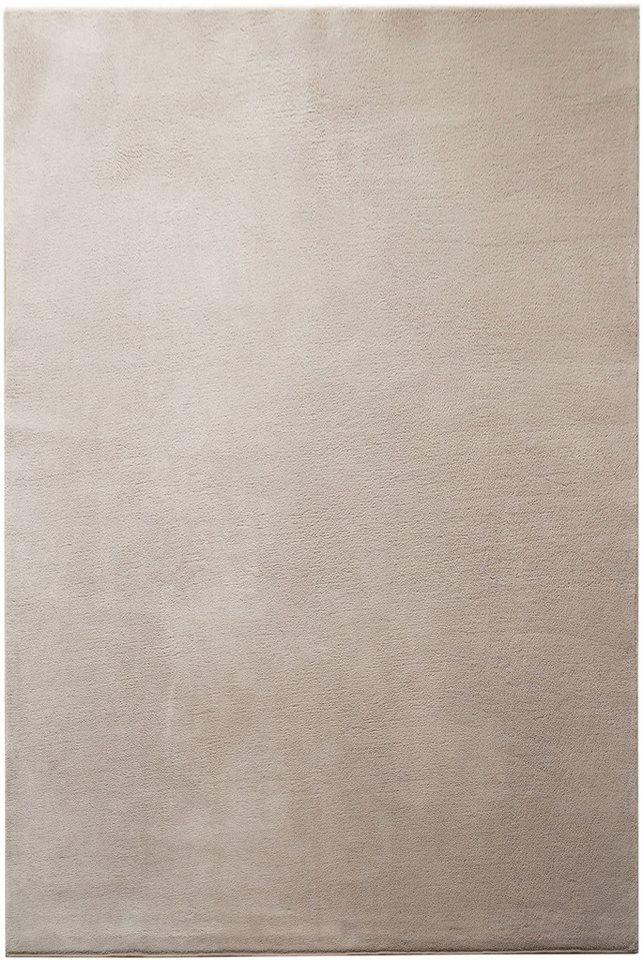 OTTO home Teppich Cali, in Standard- und Premium-Qualität, 13 mm oder 16 mm Höhe, rechteckig, Uni-Farben, kuschelig, & weich, waschbar, Wohnzimmer, Schlafzimmer – Bild 2 von 5