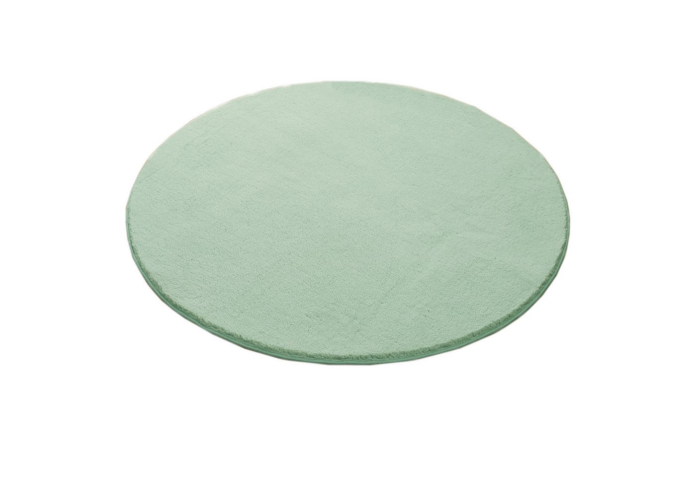 OTTO home Teppich Cali, rund, Höhe: 16 mm, Uni-Farben, kuschelig, & weich, waschbar, Wohnzimmer, Schlafzimmer – Bild 2 von 5