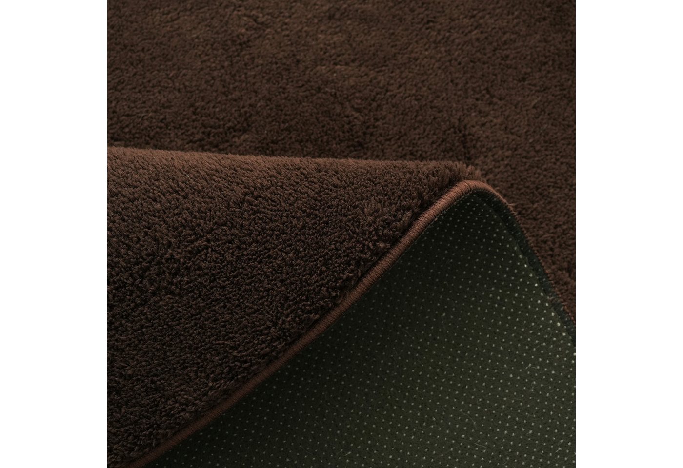 OTTO home Teppich Cali, rund, Höhe: 16 mm, Uni-Farben, kuschelig, & weich, waschbar, Wohnzimmer, Schlafzimmer – Bild 5 von 5
