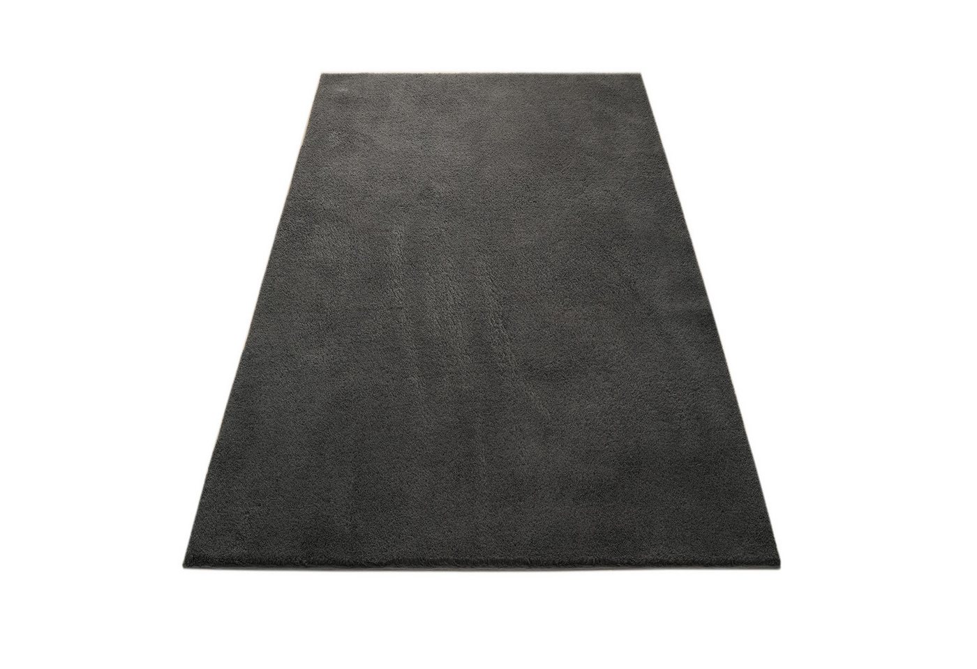 OTTO home Teppich Cali Shaggy, rechteckig, Höhe: 22 mm, Uni-Farben, kuschelig, & weich, waschbar, Wohnzimmer, Schlafzimmer – Bild 2 von 5