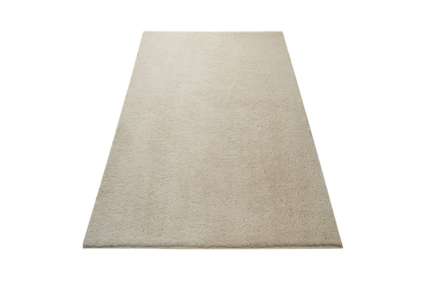 OTTO home Teppich Cali Shaggy, rechteckig, Höhe: 22 mm, Uni-Farben, kuschelig, & weich, waschbar, Wohnzimmer, Schlafzimmer – Bild 2 von 5