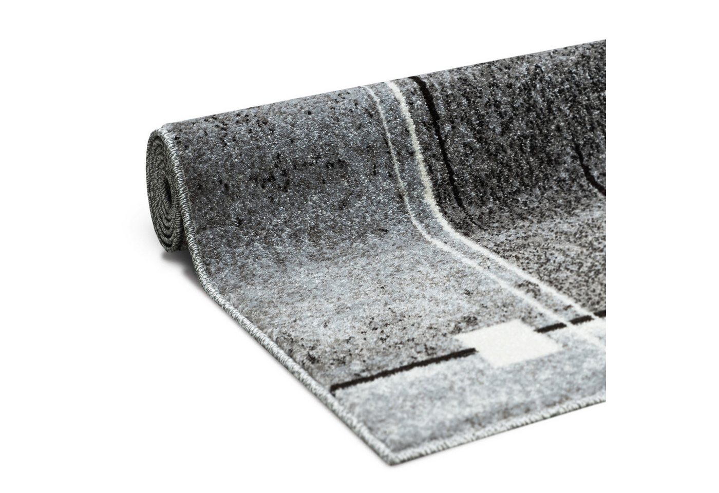 OTTO home Teppich Deblin, rechteckig, Höhe: 9 mm, weicher Flor, Kurzflor, Karo-Design, modern, geometrisches Muster – Bild 5 von 5