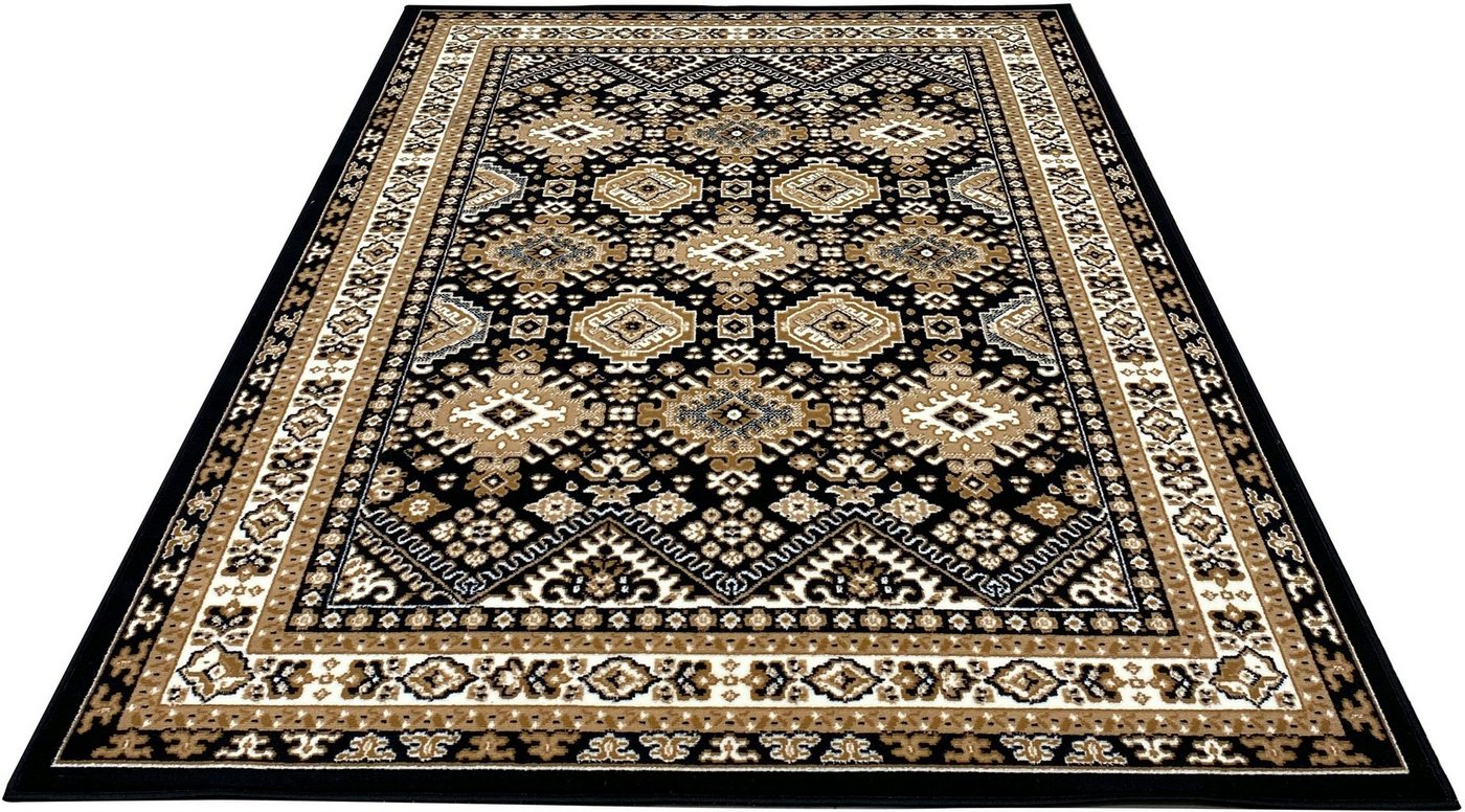 OTTO home Teppich Diantha, rechteckig, Höhe: 7 mm, Orient-Optik, mit Bordüre, Kurzflor, pflegeleicht, elegant, weich – Bild 4 von 5
