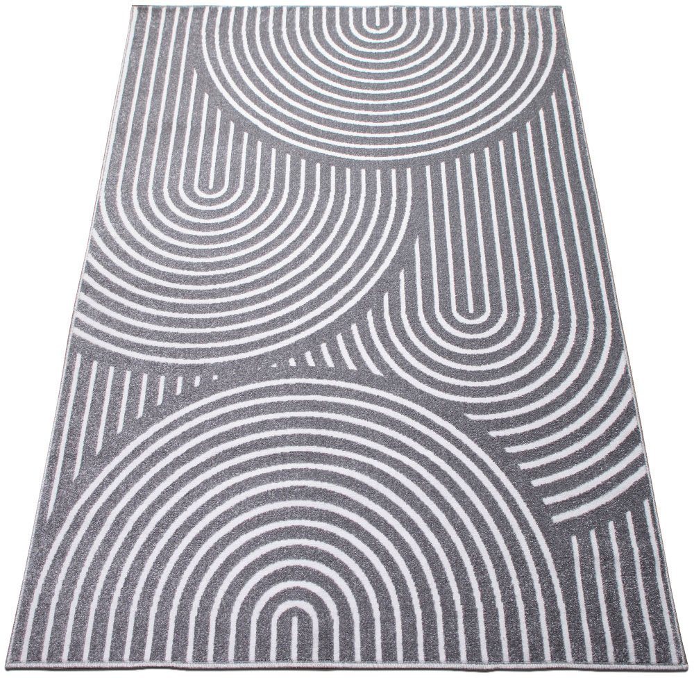 OTTO home Teppich Fadel, rechteckig, Höhe: 9 mm, 3D-Effekt, softer Kurzflor, pflegeleicht, leichter Glanz, Scandi-Look – Bild 3 von 5