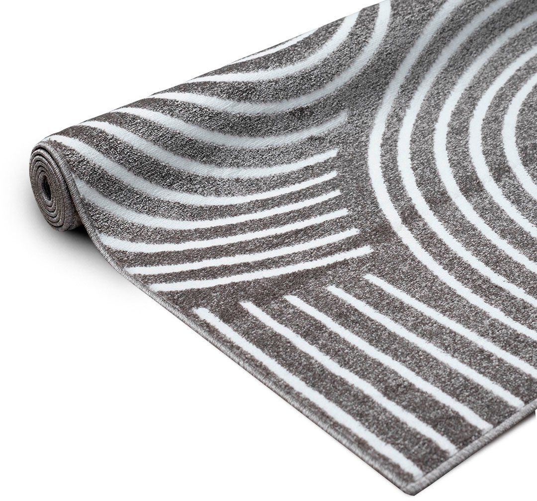 OTTO home Teppich Fadel, rechteckig, Höhe: 9 mm, 3D-Effekt, softer Kurzflor, pflegeleicht, leichter Glanz, Scandi-Look – Bild 5 von 5