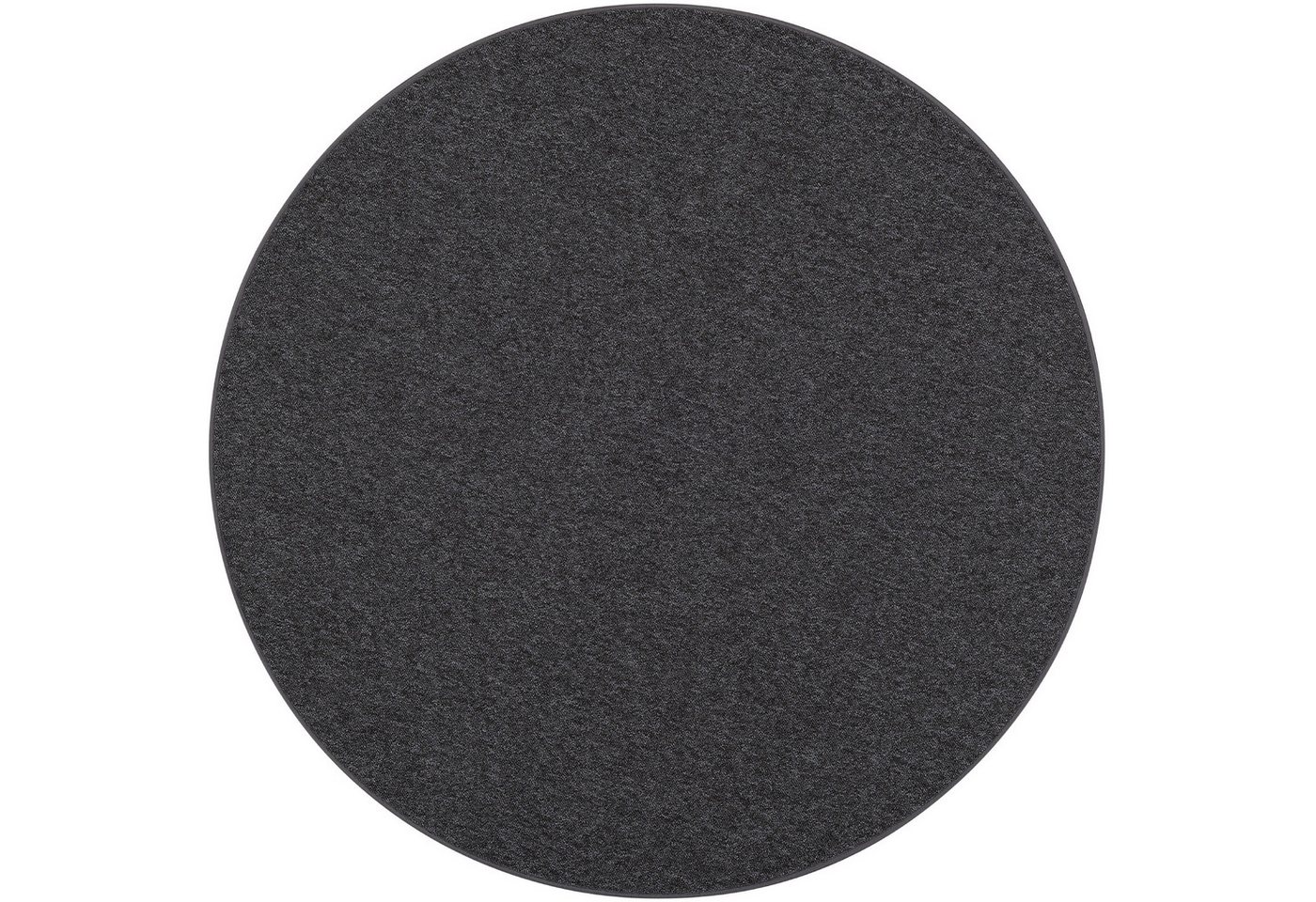 OTTO home Teppich Fortis, Schlinge, Made in Netherlands, rund, Höhe: 5 mm, Uni Farben, gekettelt, strapazierfähig, Wohnzimmer – Bild 2 von 5
