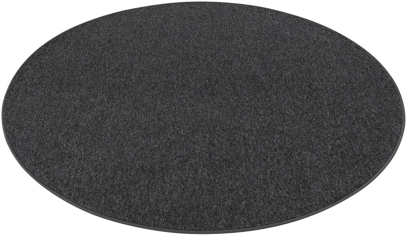 OTTO home Teppich Fortis, Schlinge, Made in Netherlands, rund, Höhe: 5 mm, Uni Farben, gekettelt, strapazierfähig, Wohnzimmer – Bild 3 von 5