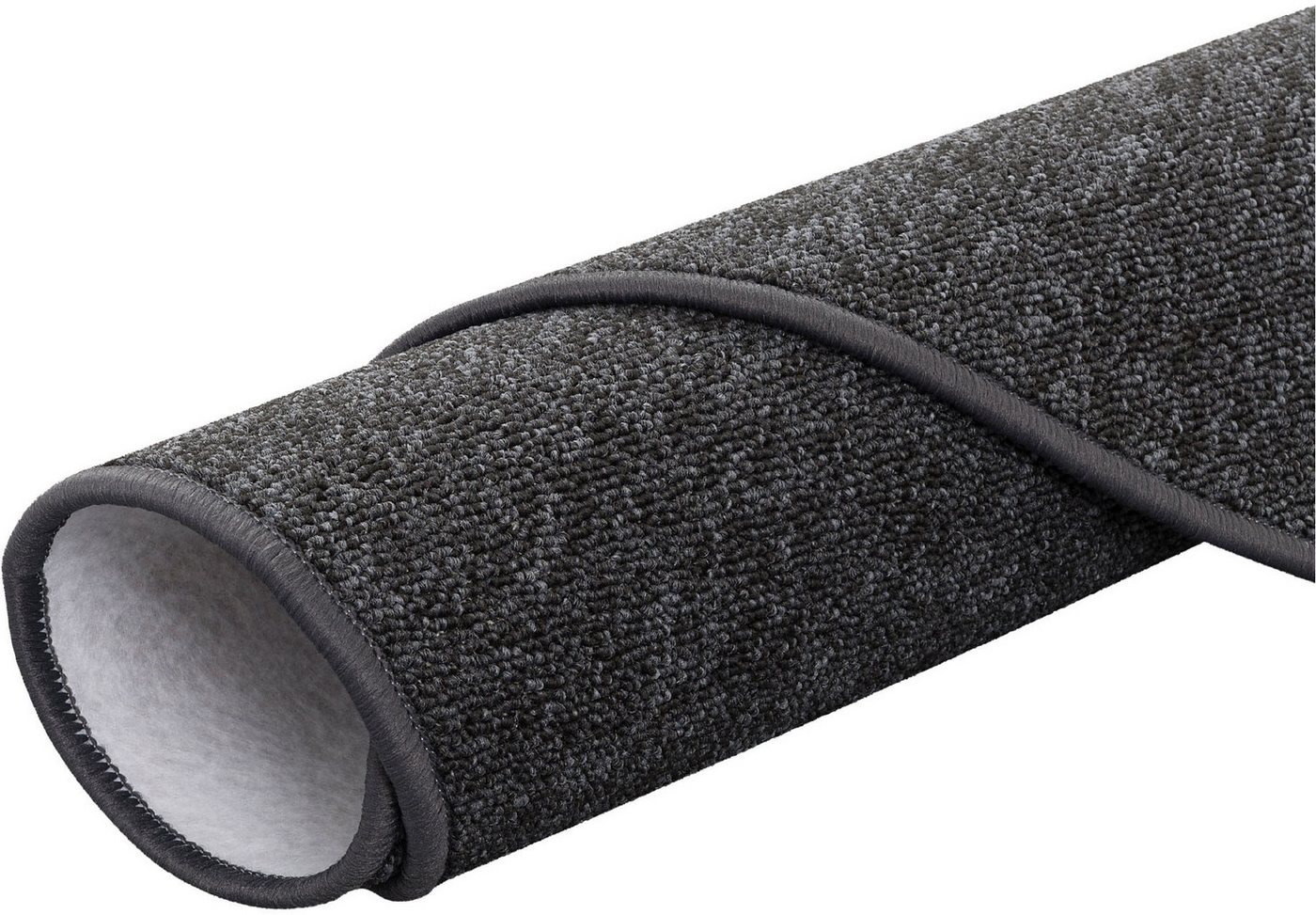 OTTO home Teppich Fortis, Schlinge, Made in Netherlands, rund, Höhe: 5 mm, Uni Farben, gekettelt, strapazierfähig, Wohnzimmer – Bild 5 von 5