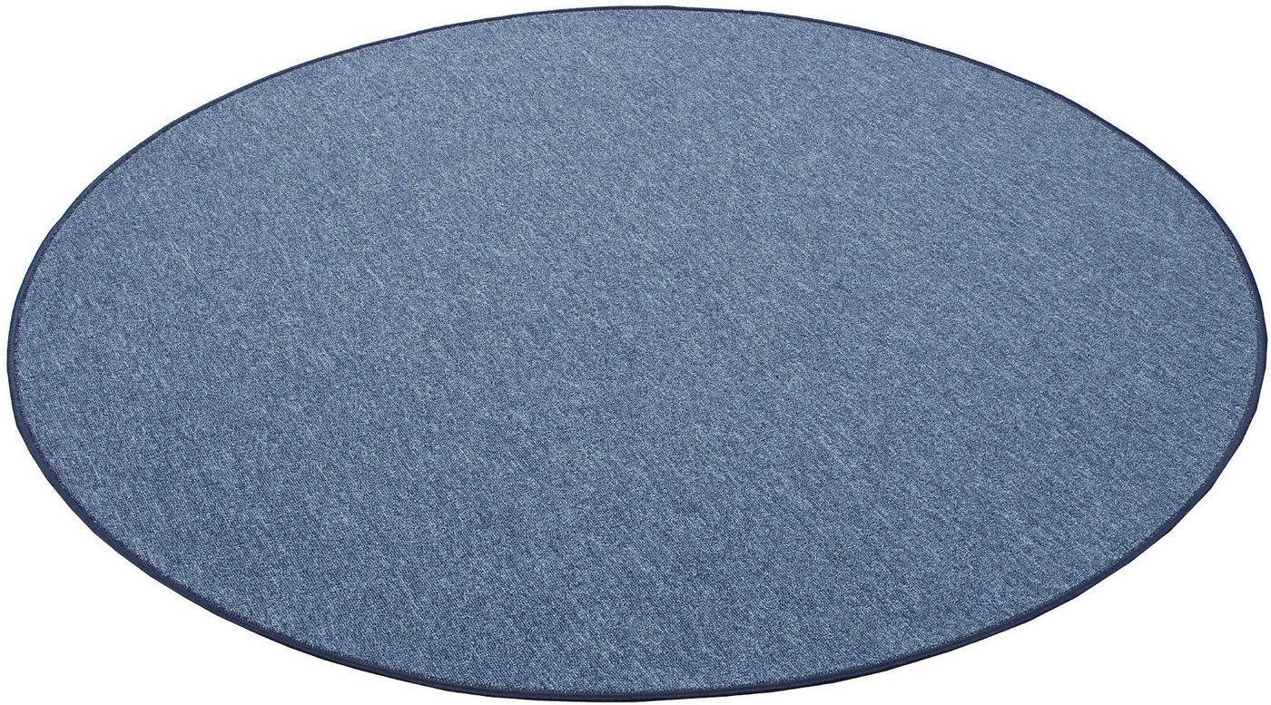 OTTO home Teppich Fortis, Schlinge, Made in Netherlands, rund, Höhe: 5 mm, Uni Farben, gekettelt, auch als Läufer, strapazierfähig, Wohnzimmer – Bild 2 von 5