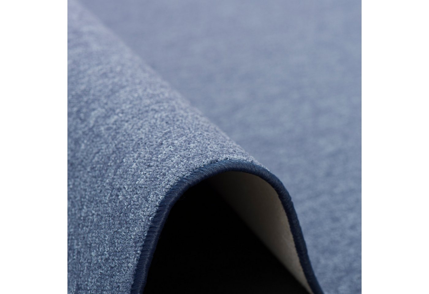 OTTO home Teppich Fortis, Schlinge, Made in Netherlands, rund, Höhe: 5 mm, Uni Farben, gekettelt, auch als Läufer, strapazierfähig, Wohnzimmer – Bild 5 von 5