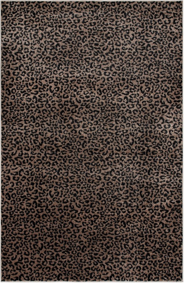 OTTO home Teppich Fynna, Leoparden-Muster, Animal Print, modern, rechteckig, Höhe: 9 mm, Leo, besonders weicher Flor, Wohnzimmer, Schlafzimmer, Esszimmer – Bild 2 von 5