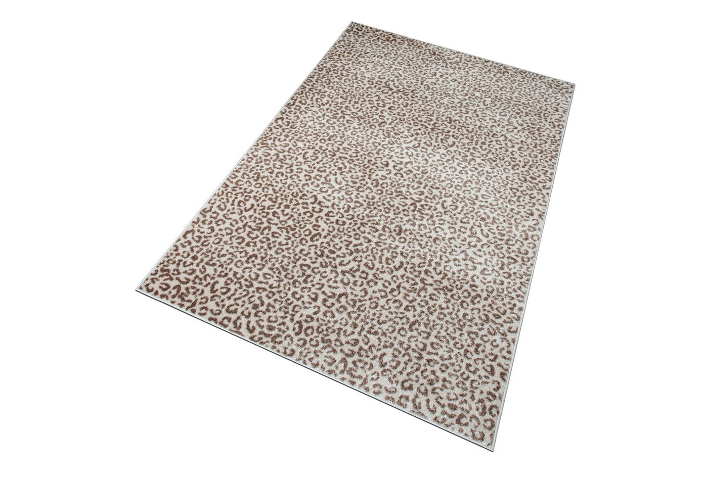 OTTO home Teppich Fynna, Leoparden-Muster, Animal Print, modern, rechteckig, Höhe: 9 mm, Leo, besonders weicher Flor, Wohnzimmer, Schlafzimmer, Esszimmer – Bild 4 von 5