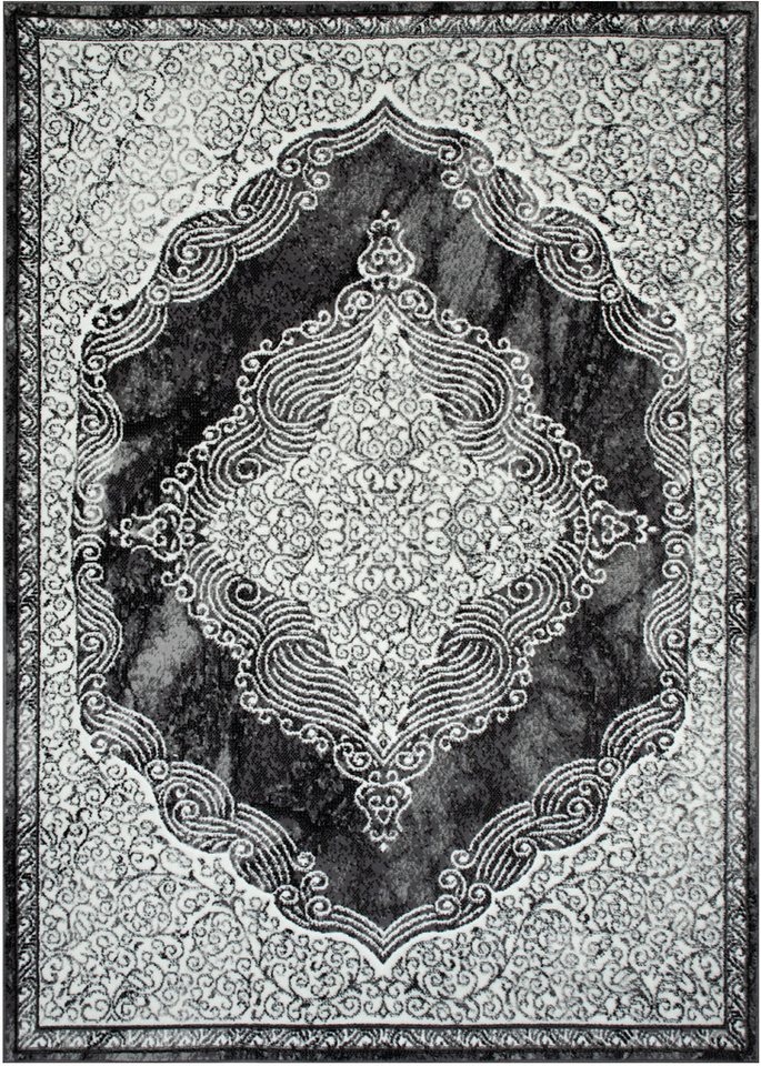 OTTO home Teppich Harvii, kurzflor, rechteckig, Höhe: 8 mm, Orient-Design, weiche Haptik, Wohnzimmer, Esszimmer, Schlafzimmer – Bild 4 von 5