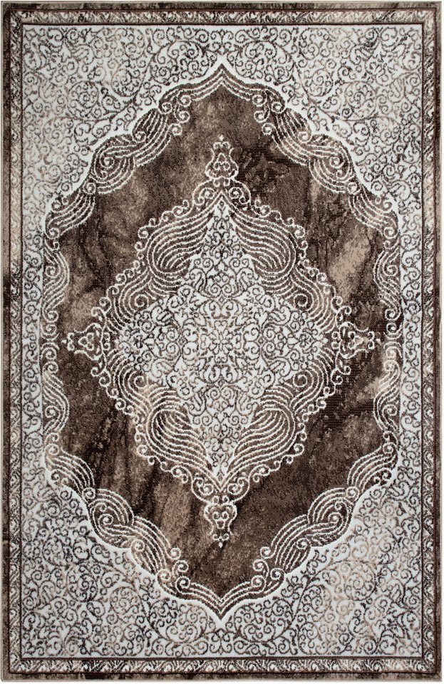 OTTO home Teppich Harvii, kurzflor, rechteckig, Höhe: 8 mm, Orient-Design, weiche Haptik, Wohnzimmer, Esszimmer, Schlafzimmer – Bild 4 von 5