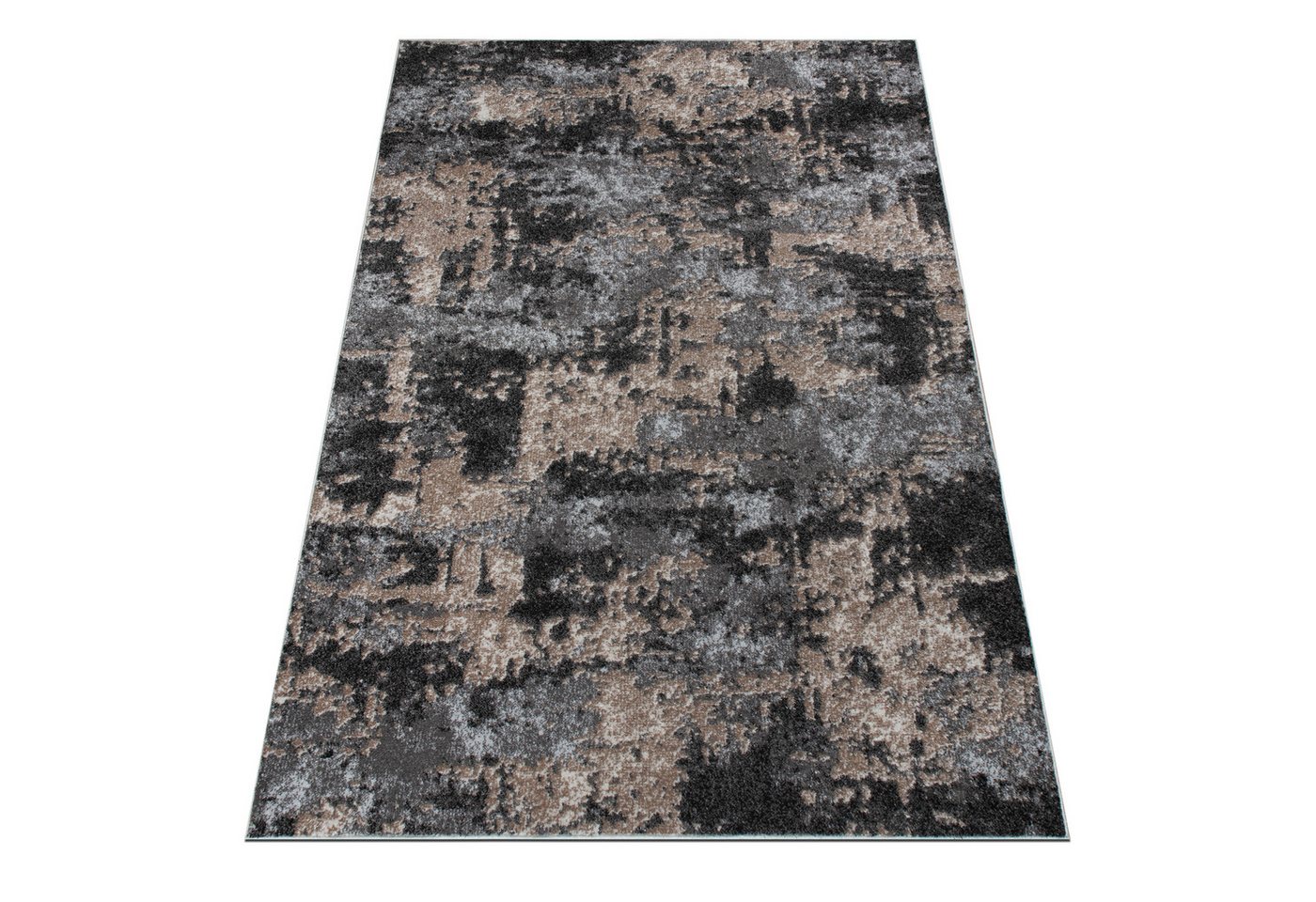 OTTO home Teppich Janory, Marmor-Optik, rechteckig, Höhe: 9 mm, mit besonders weichem Flor, Kurzflor, modernes Design – Bild 2 von 5