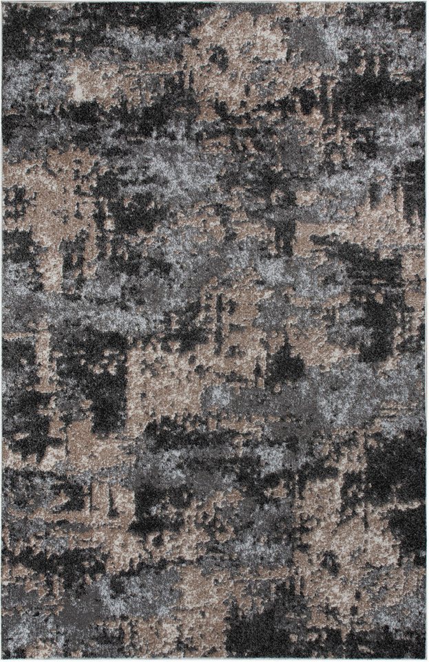 OTTO home Teppich Janory, Marmor-Optik, rechteckig, Höhe: 9 mm, mit besonders weichem Flor, Kurzflor, modernes Design – Bild 4 von 5