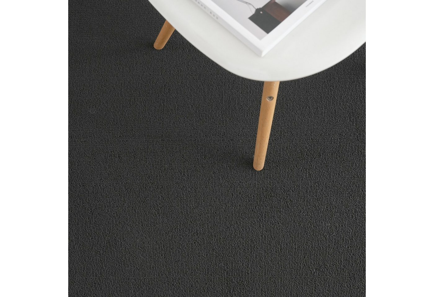 OTTO home Teppich Jola, Uni-Farben, besonders dichte Qualität, Boho, rechteckig, Höhe: 10 mm, Wohnzimmer, Schlafzimmer, Flur, Kinderzimmer, wasserabweisend – Bild 5 von 5