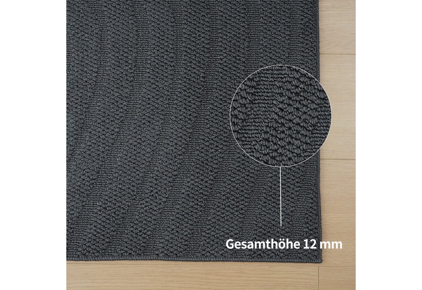 OTTO home Teppich Jola Welle, Scandi, Hoch-Tief-Design, rechteckig, Höhe: 12 mm, Wellenmuster, Boho, Modern, 3D, Wohnzimmer, Schlafzimmer – Bild 5 von 5