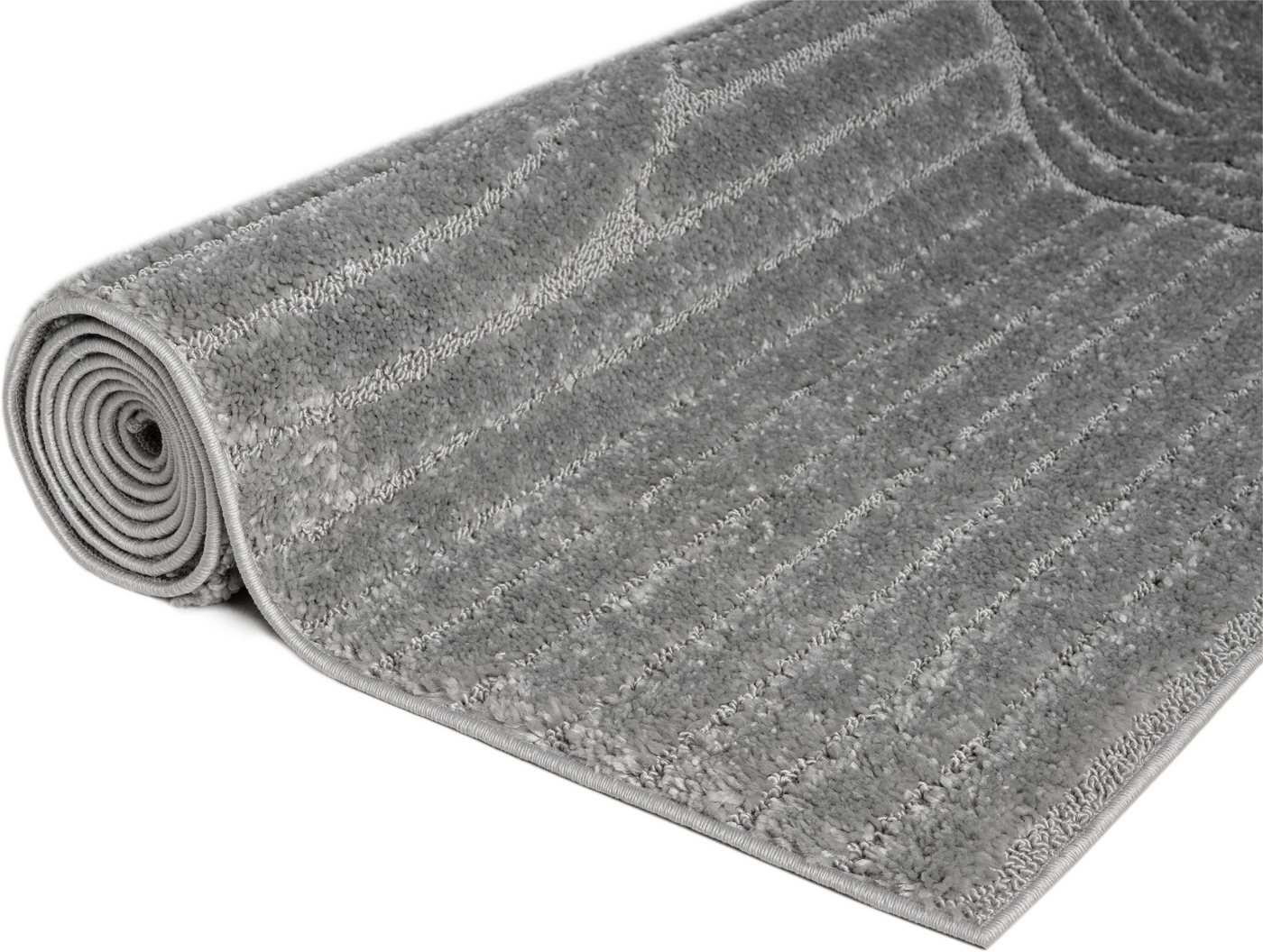 OTTO home Teppich Jonne, Boho-Design, Scandi, Designteppich, rechteckig, Höhe: 20 mm, Hoch-Tief, 3D Optik, skandinavischer Stil, Wohnzimmer, Schlafzimmer – Bild 5 von 5