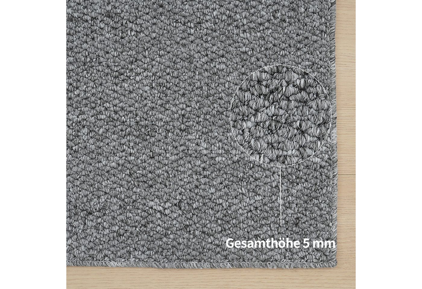 OTTO home Teppich Lilia, rechteckig, Höhe: 5 mm, Sisal-Optik, uni, waschbar, Wohnzimmer, Schlafzimmer, Esszimmer – Bild 5 von 5