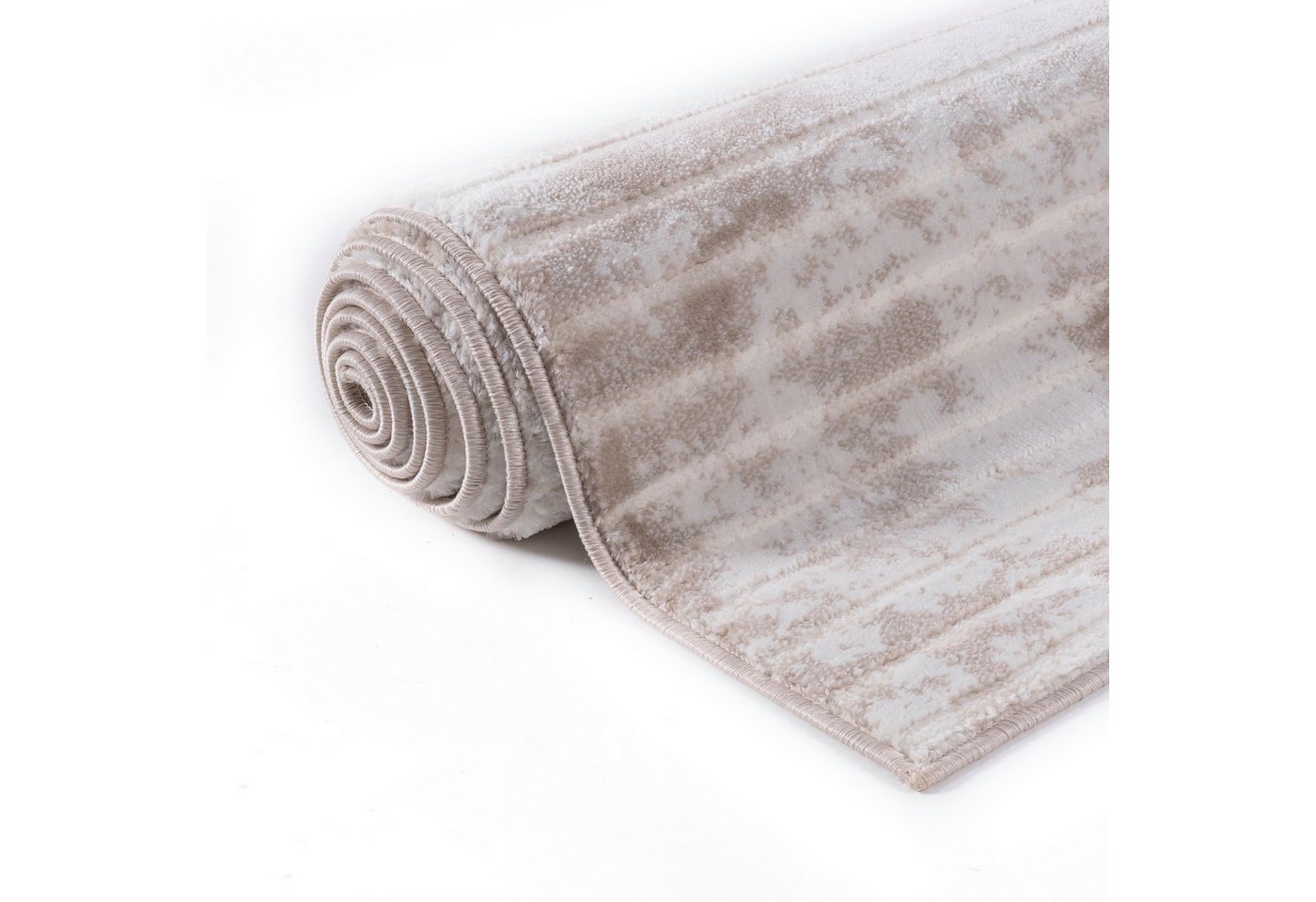 OTTO home Teppich Luvu, mit Hoch-Tief-Struktur, rechteckig, Höhe: 12 mm, Modernes Design, Boho-Charme, dezenter Glanz, Wohnzimmer, Schlafzimmer – Bild 4 von 5
