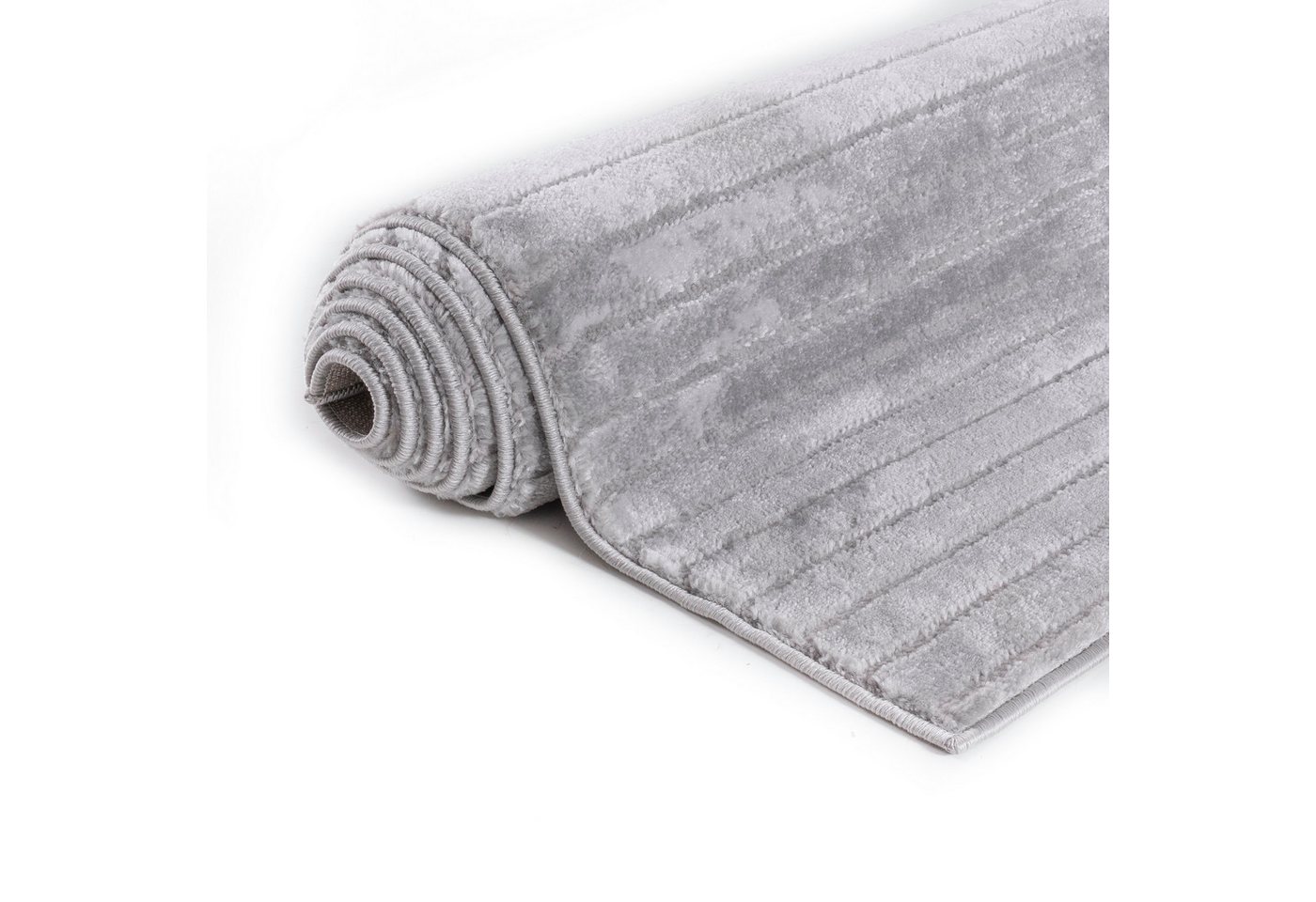 OTTO home Teppich Luvu, mit Hoch-Tief-Struktur, rechteckig, Höhe: 12 mm, Modernes Design, Boho-Charme, dezenter Glanz, Wohnzimmer, Schlafzimmer – Bild 4 von 5