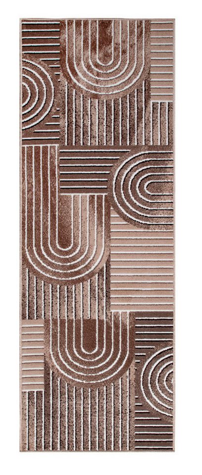OTTO home Teppich Lysandra, rechteckig, Höhe: 8 mm, 3D-Effekt, softer Kurzflor, pflegeleicht, leichter Glanz, Scandi-Look – Bild 2 von 5