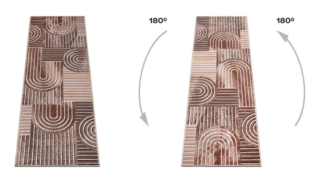 OTTO home Teppich Lysandra, rechteckig, Höhe: 8 mm, 3D-Effekt, softer Kurzflor, pflegeleicht, leichter Glanz, Scandi-Look – Bild 3 von 5