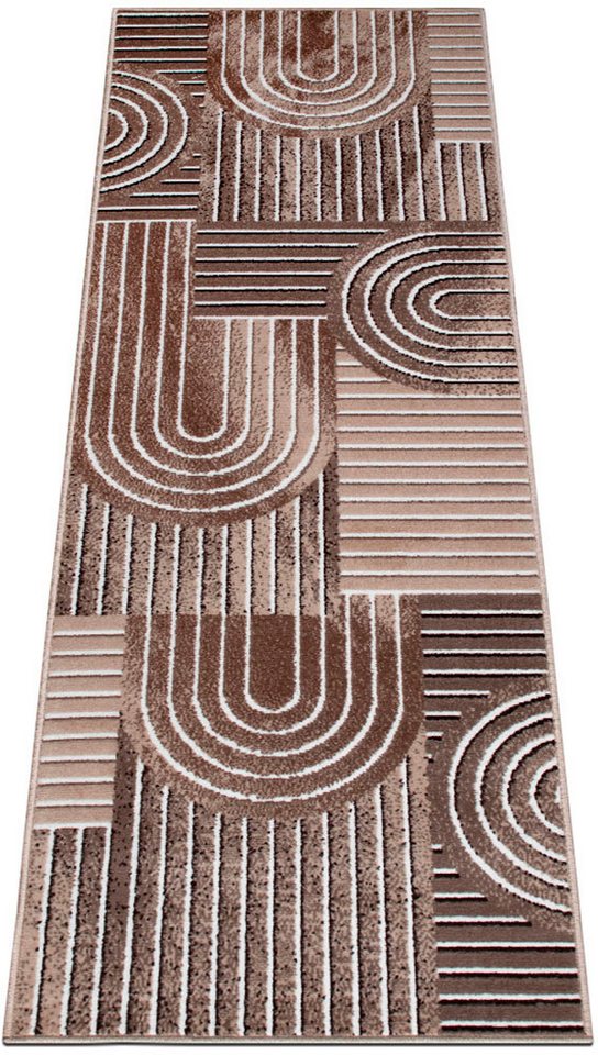 OTTO home Teppich Lysandra, rechteckig, Höhe: 8 mm, 3D-Effekt, softer Kurzflor, pflegeleicht, leichter Glanz, Scandi-Look – Bild 5 von 5