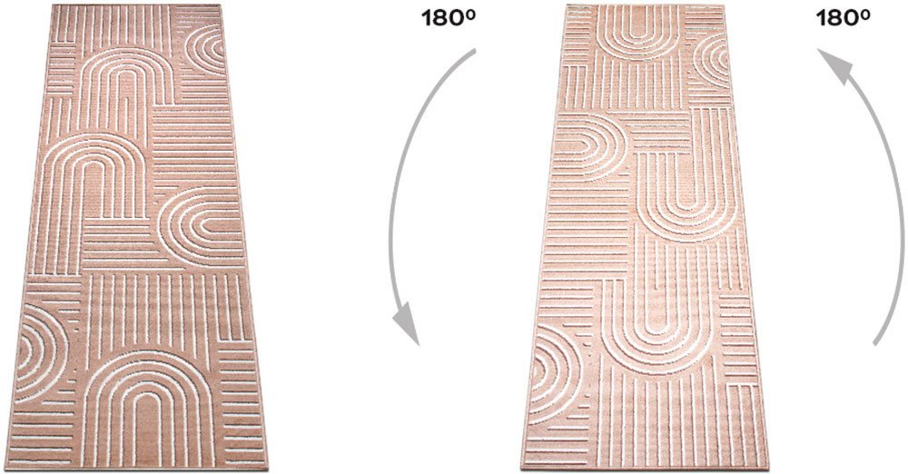OTTO home Teppich Lysandra, rechteckig, Höhe: 8 mm, 3D-Effekt, softer Kurzflor, pflegeleicht, leichter Glanz, Scandi-Look – Bild 3 von 5