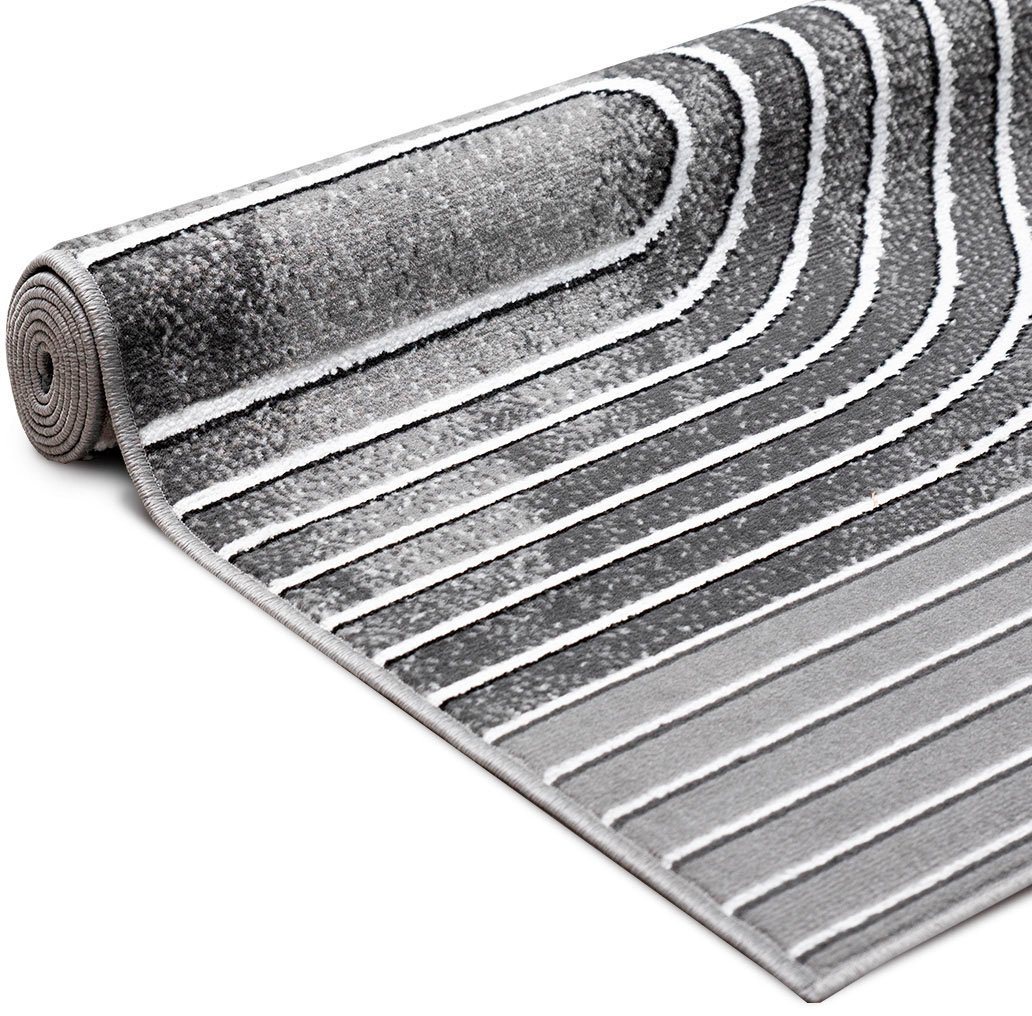 OTTO home Teppich Lysandra, rechteckig, Höhe: 8 mm, 3D-Effekt, softer Kurzflor, pflegeleicht, leichter Glanz, Scandi-Look – Bild 5 von 5