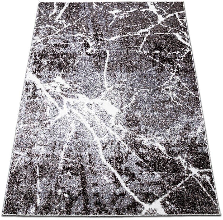 OTTO home Teppich Manrik, rechteckig, Höhe: 9 mm, mit besonders weichem Flor, Kurzflor, modernes Marmor-Design – Bild 3 von 5