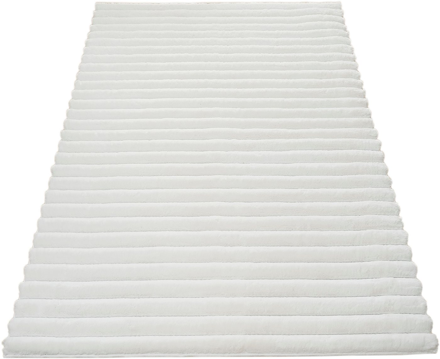 OTTO home Teppich Melanie, Kunstfellteppich, besonders weich, Hoch-Tief-Effekt, rechteckig, Höhe: 28 mm, Kaninchenfell Optik, Wohnzimmer, Schlafzimmer, auch als – Bild 2 von 5