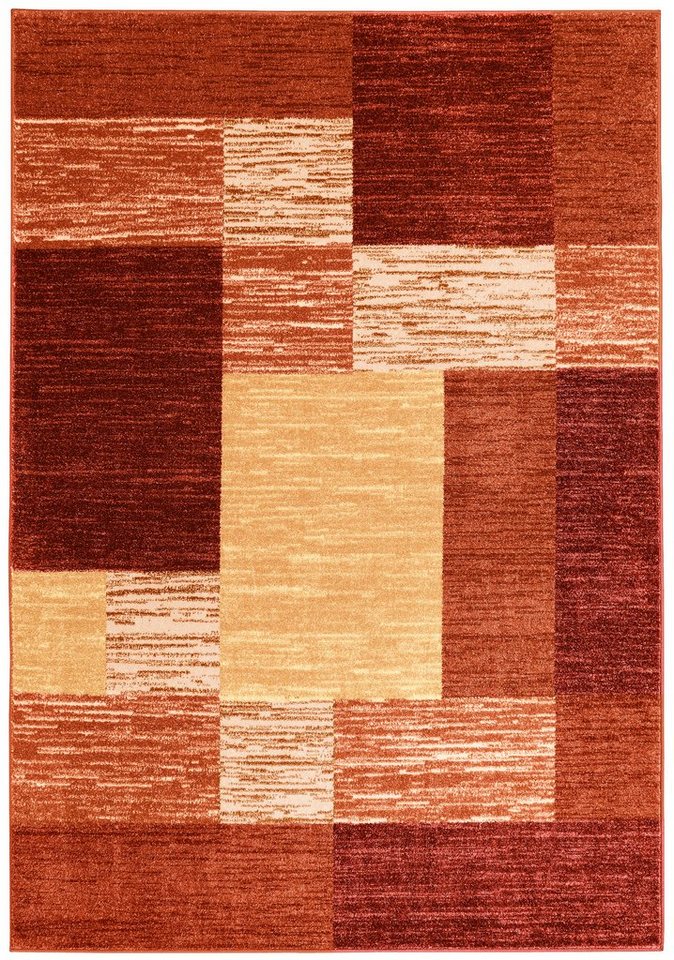 OTTO home Teppich Melvin, rechteckig, Höhe: 8 mm, schön weich, Kurzflor Teppich Karo-Muster, Wohnzimmer, Esszimmer – Bild 2 von 5
