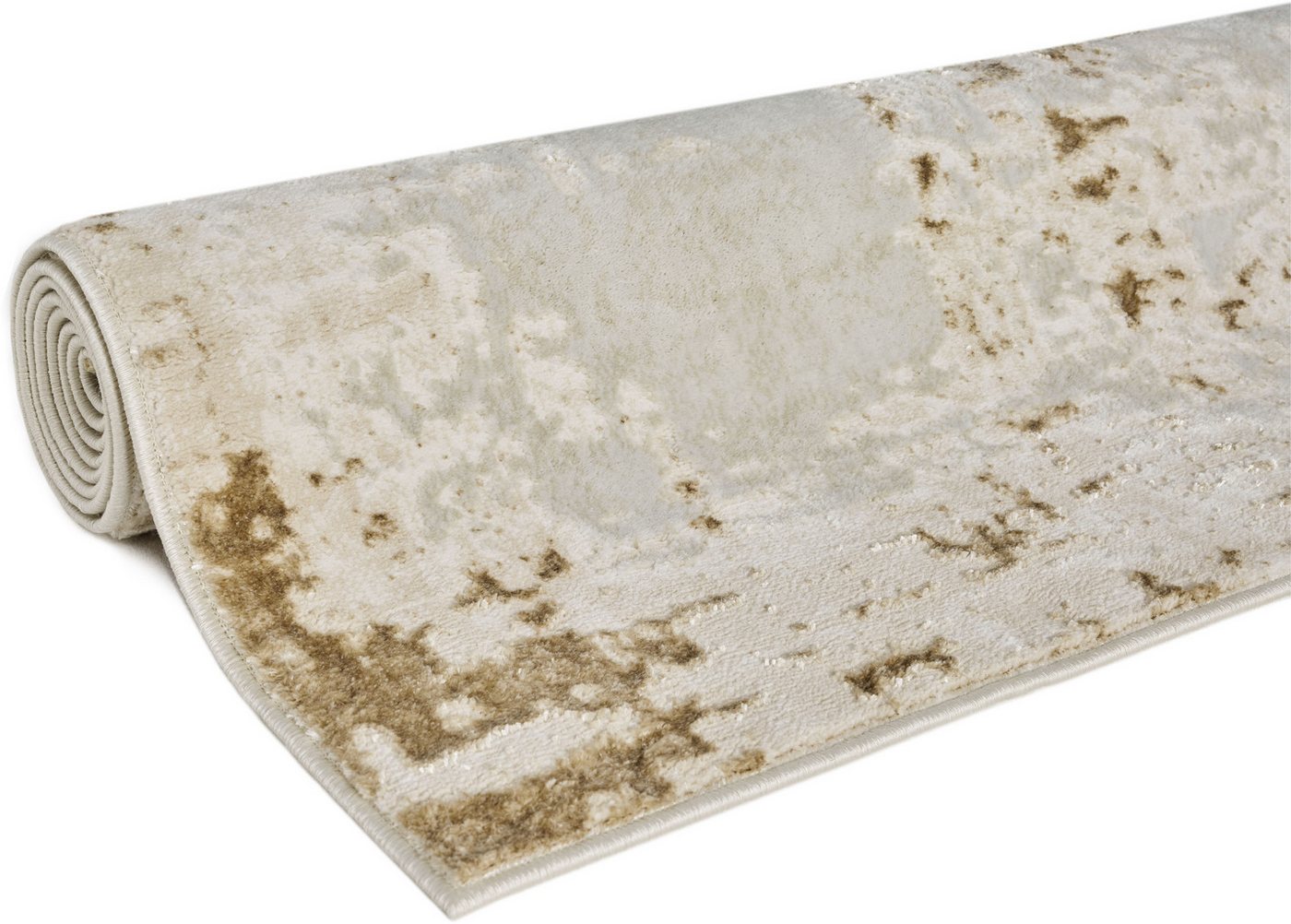 OTTO home Teppich Miaja, im Vintage-Look, rechteckig, Höhe: 11 mm, dichte Qualität, leichter Glanz, Wohnzimmer, Schlafzimmer, Esszimmer – Bild 4 von 5